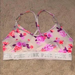 A Pink brand sports bra
